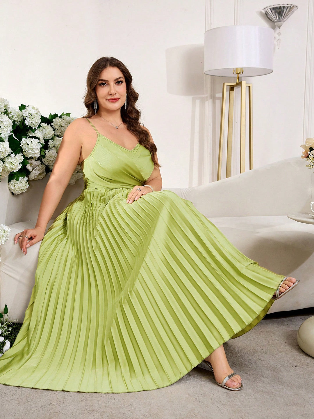 Rochie SHEIN, verde