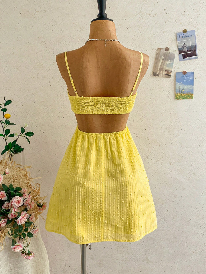 Rochie mini SHEIN, galben