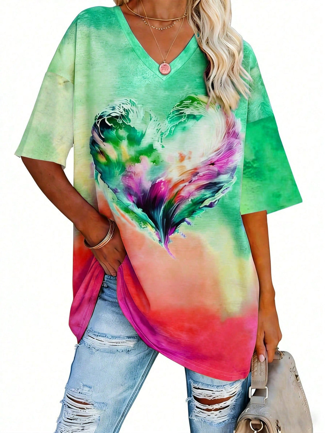 Tricou SHEIN, mix culori