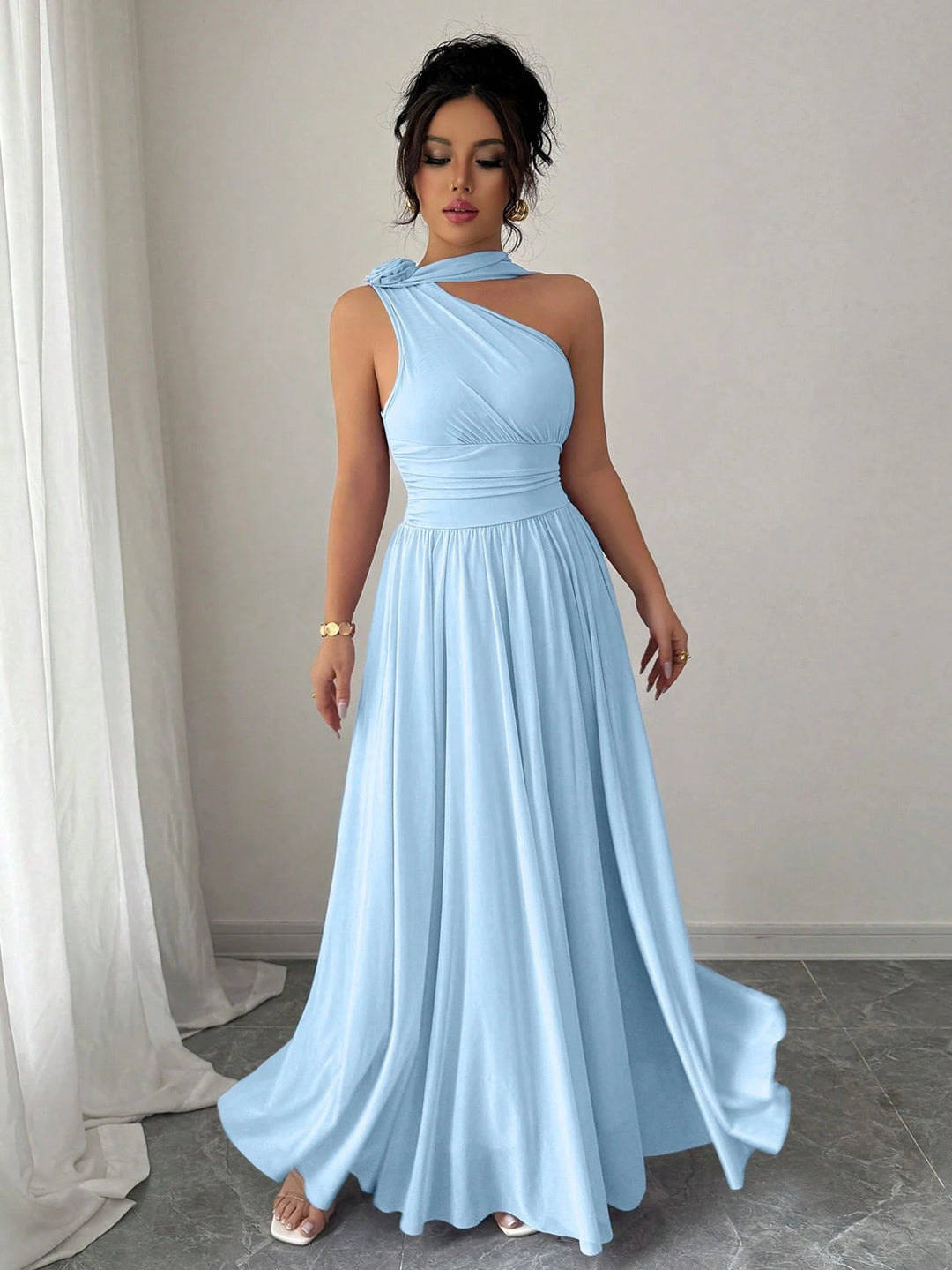 Rochie maxi SHEIN, albastru