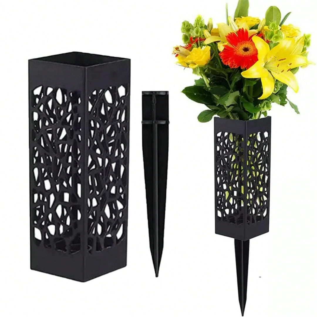 Set vaze de flori pentru grădină SHEIN, negru