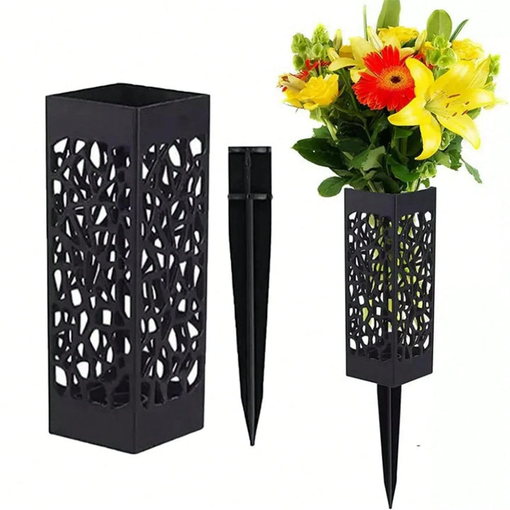 Set vaze de flori pentru grădină SHEIN, negru