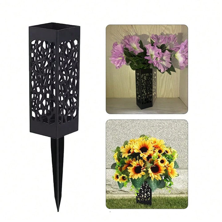 Set vaze de flori pentru grădină SHEIN, negru