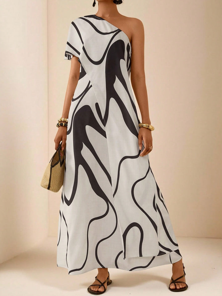 Rochie maxi SHEIN, mix culori
