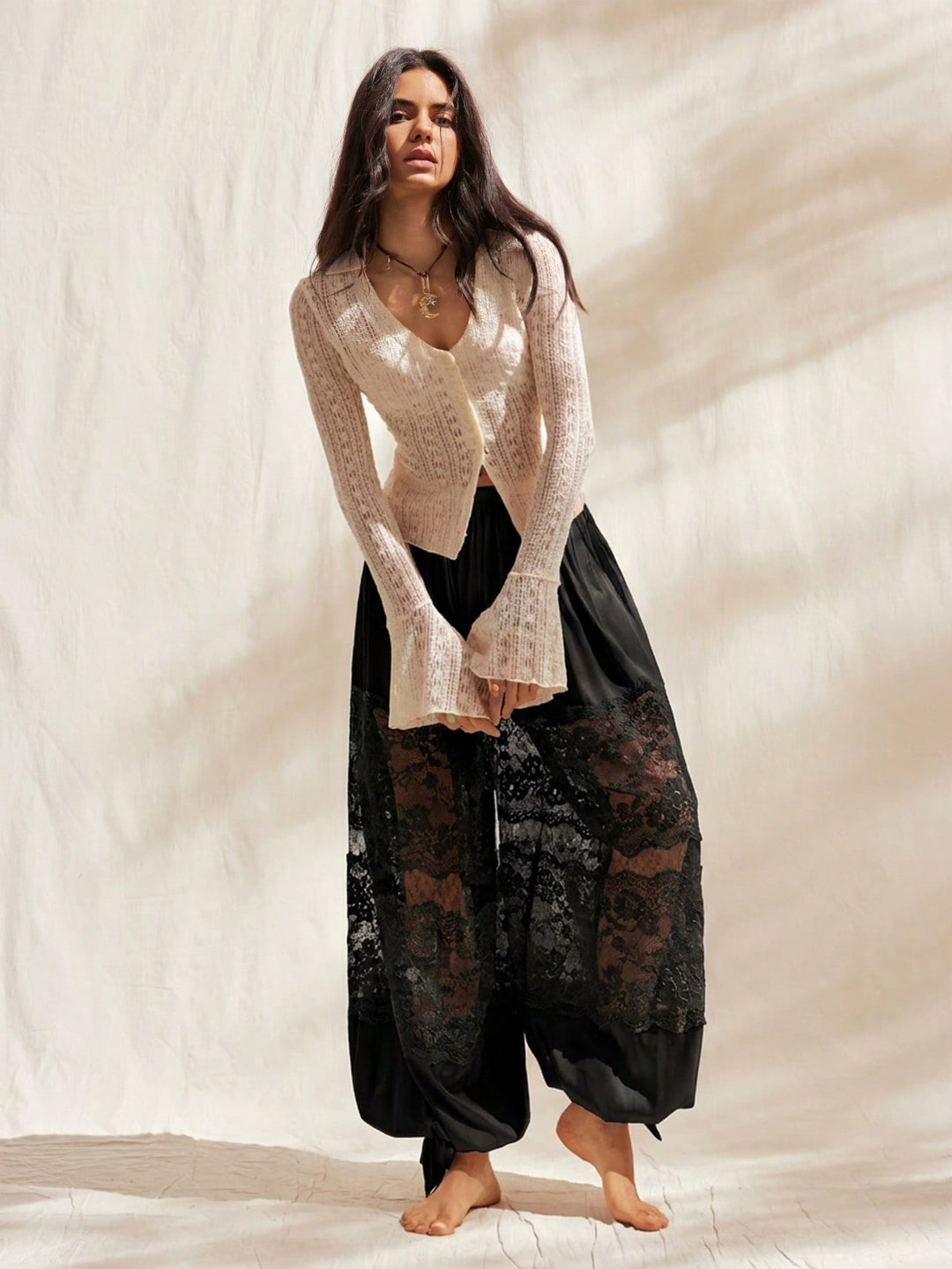 Pantaloni SHEIN, negru