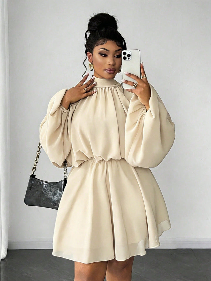 Rochie mini SHEIN, bej