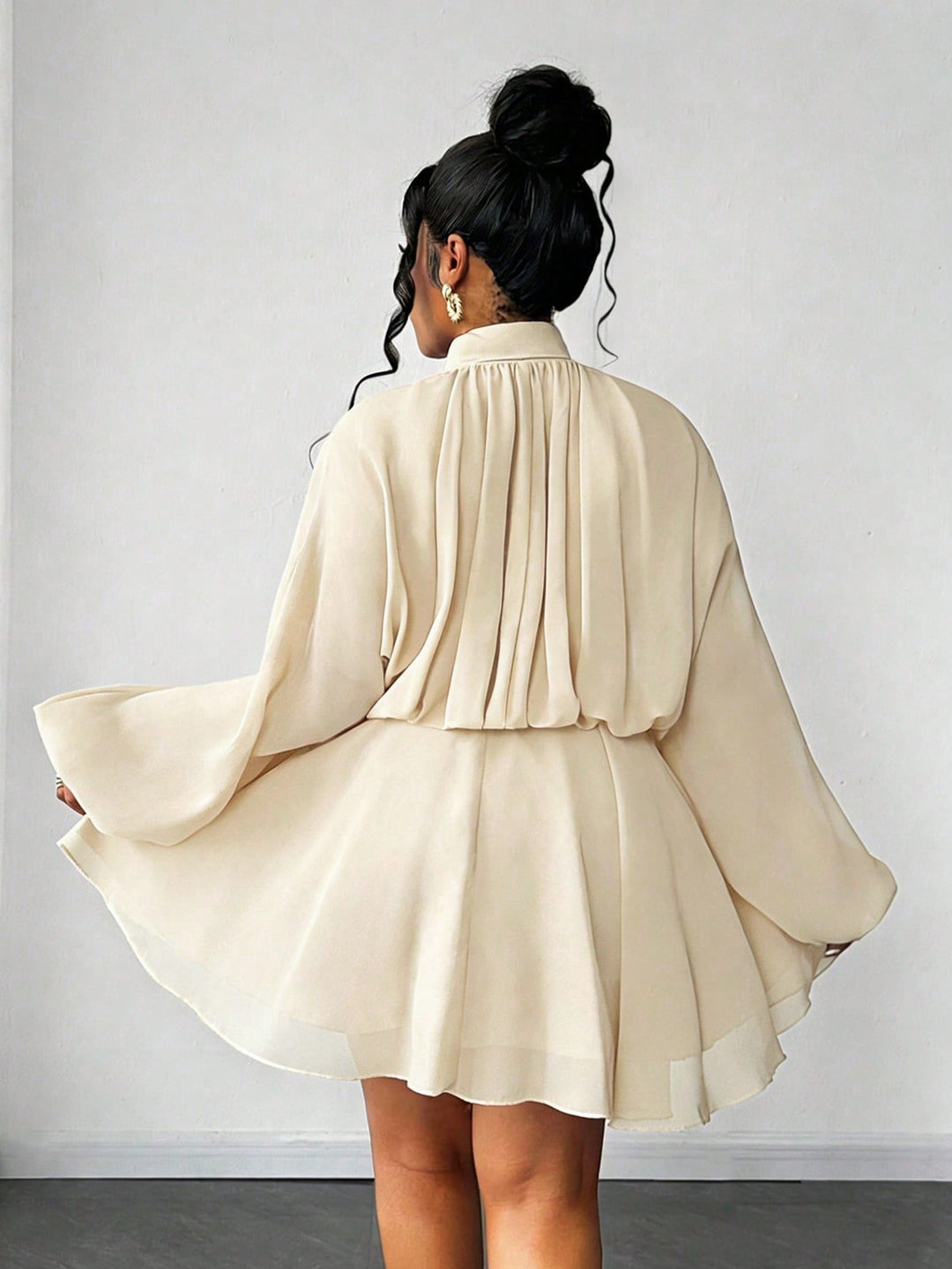 Rochie mini SHEIN, bej
