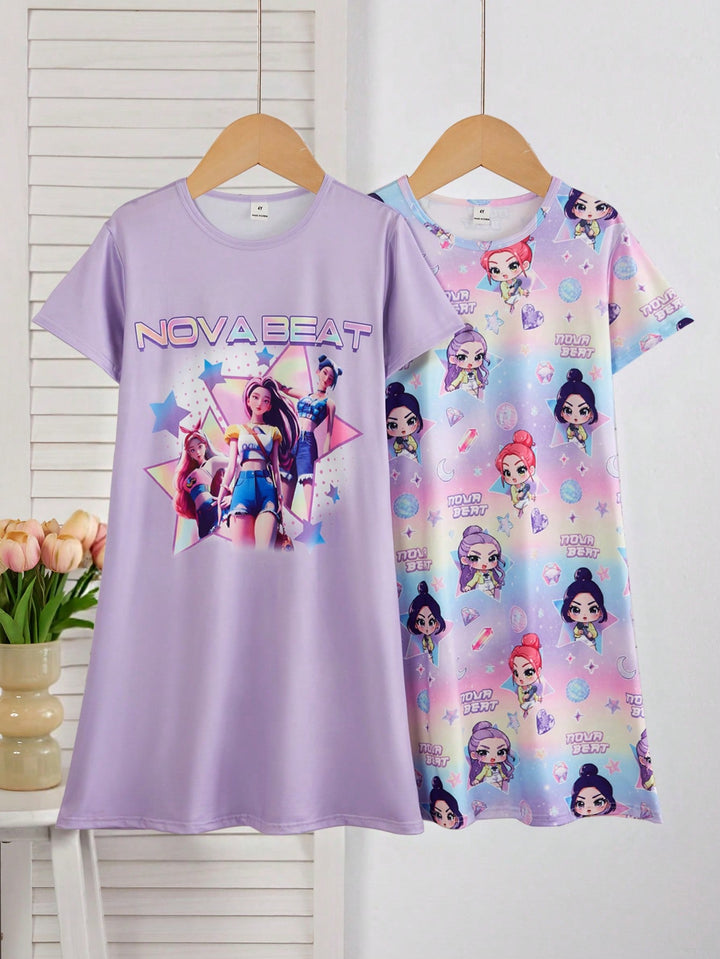 Pizsama SHEIN, lila