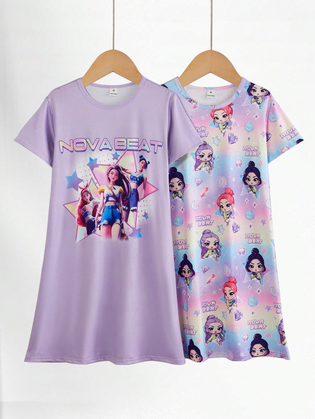 Pizsama SHEIN, lila