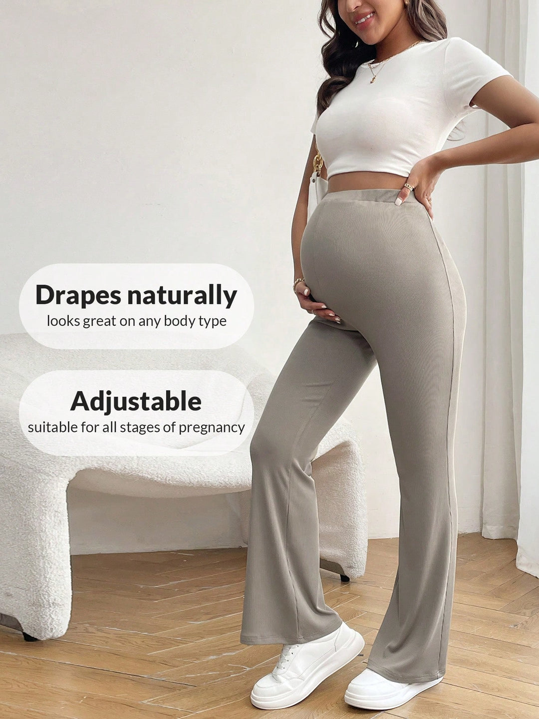 Pantaloni SHEIN, gri