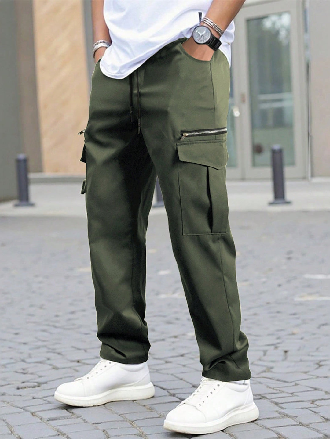 SHEIN nadrág, khaki