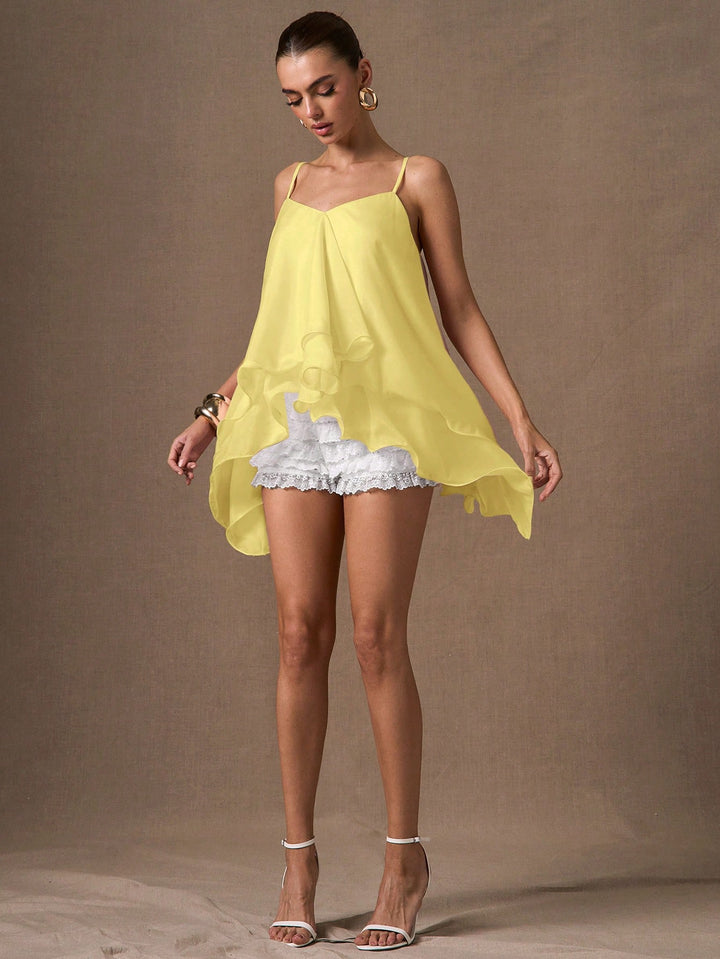 Top SHEIN, galben