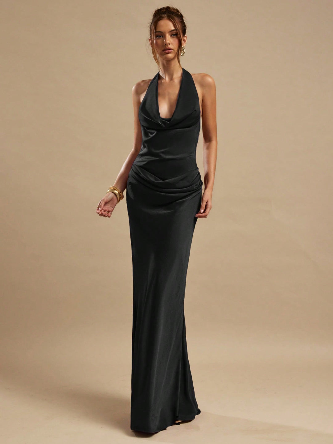 Rochie maxi SHEIN, negru