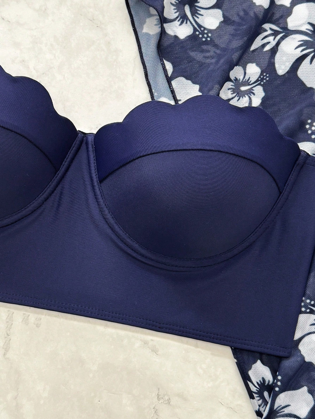 Set bikini SHEIN, albastru