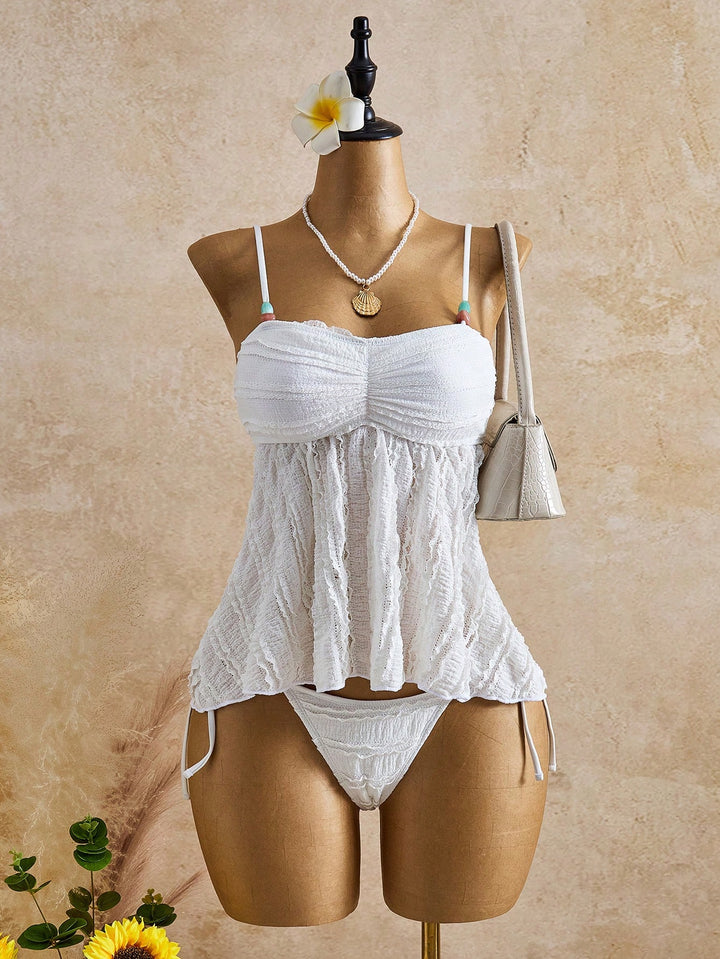 Costum de baie SHEIN, bej
