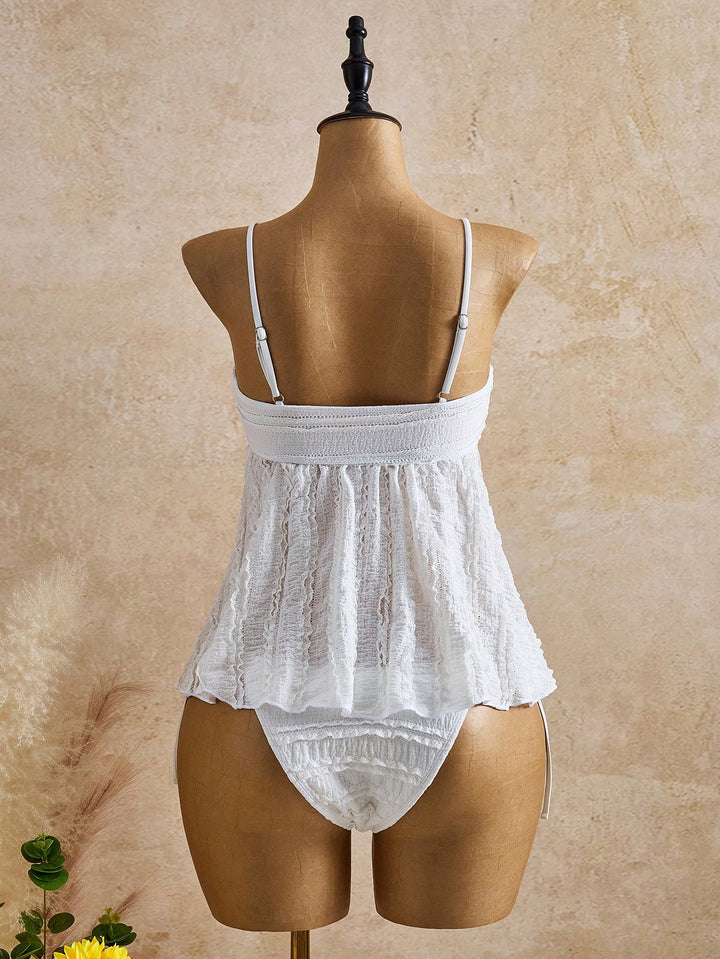 Costum de baie SHEIN, bej