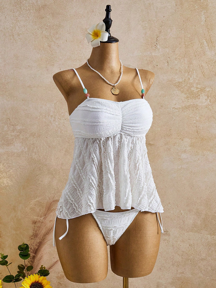 Costum de baie SHEIN, bej