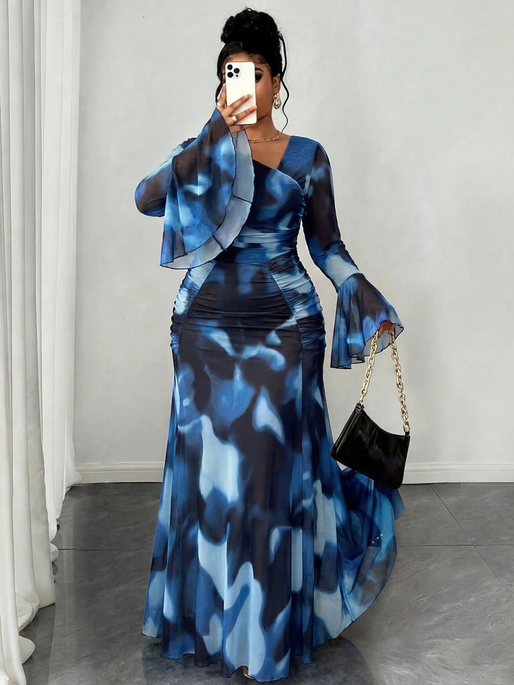 Rochie maxi SHEIN, albastru