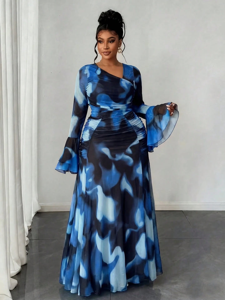 Rochie maxi SHEIN, albastru