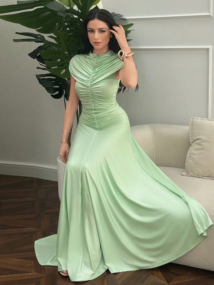 Rochie maxi SHEIN, verde