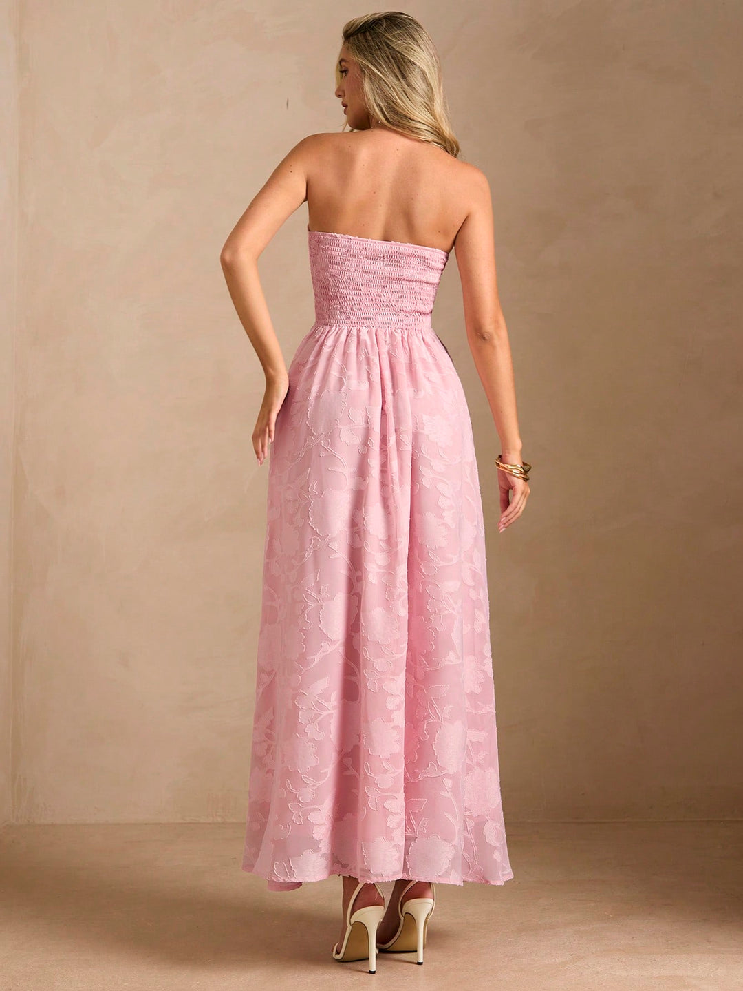 Rochie maxi SHEIN, roz