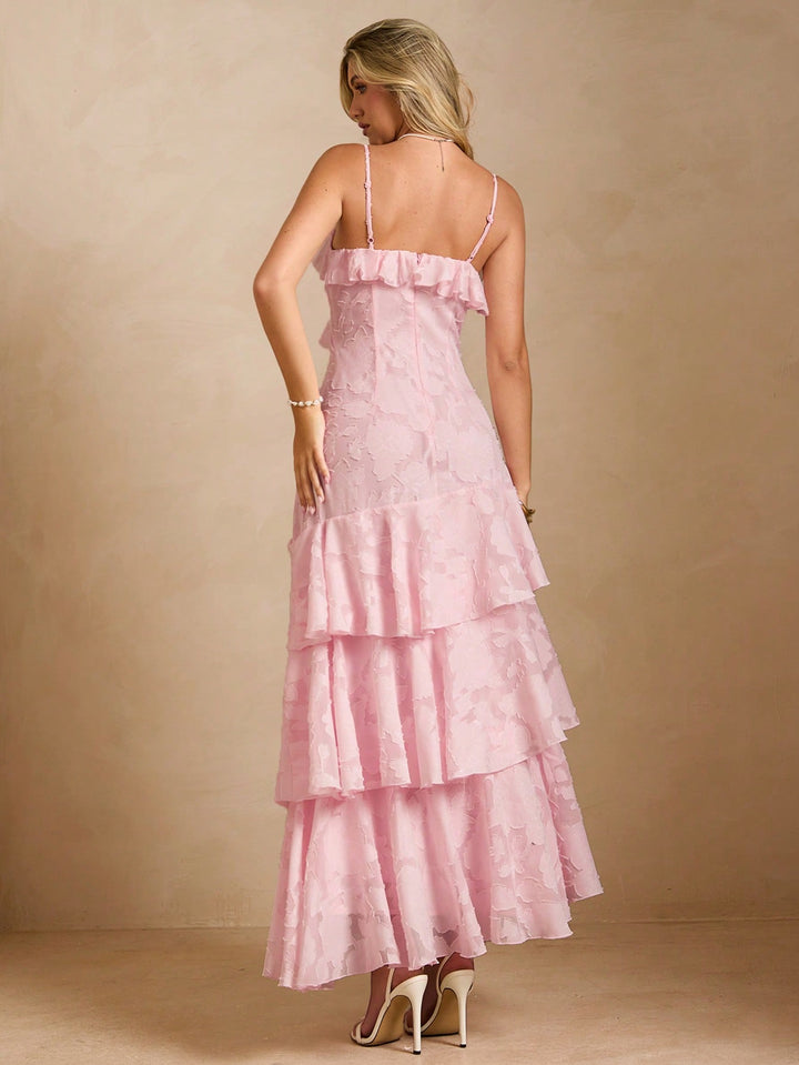 Rochie maxi SHEIN, roz