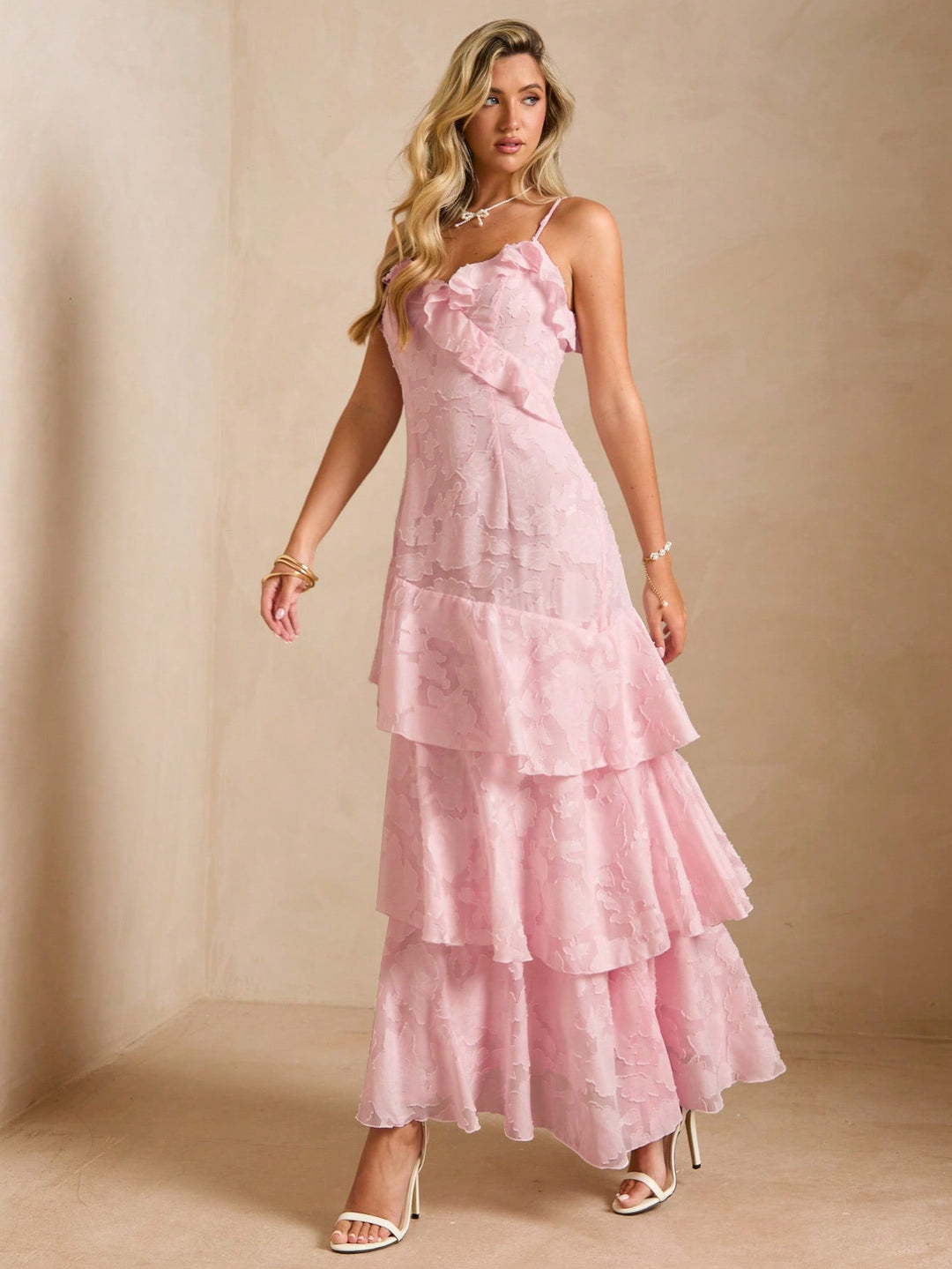 Rochie maxi SHEIN, roz