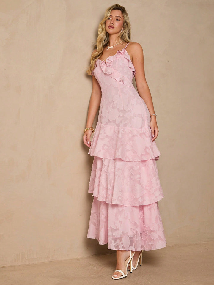 Rochie maxi SHEIN, roz