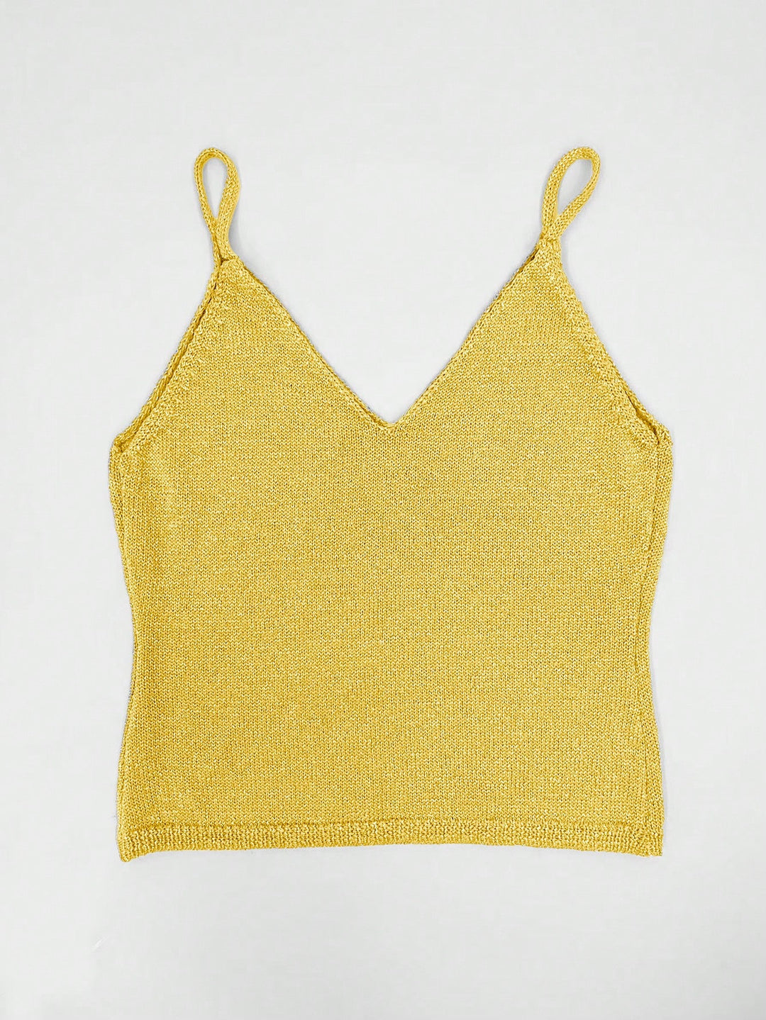 Top cu paiete SHEIN, galben