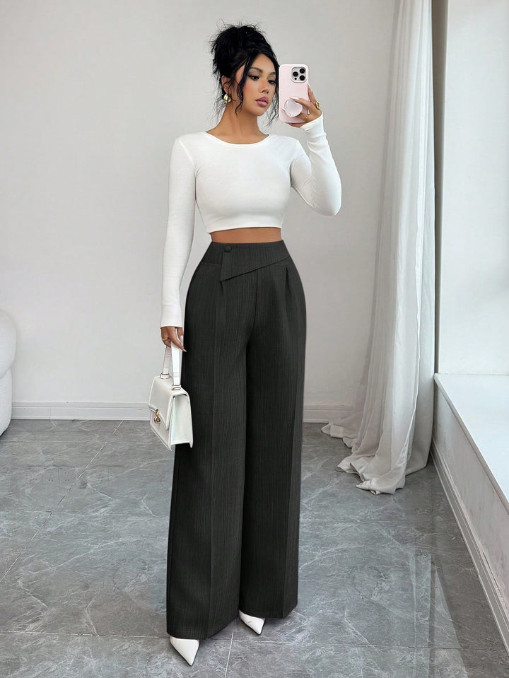Pantaloni SHEIN, negru