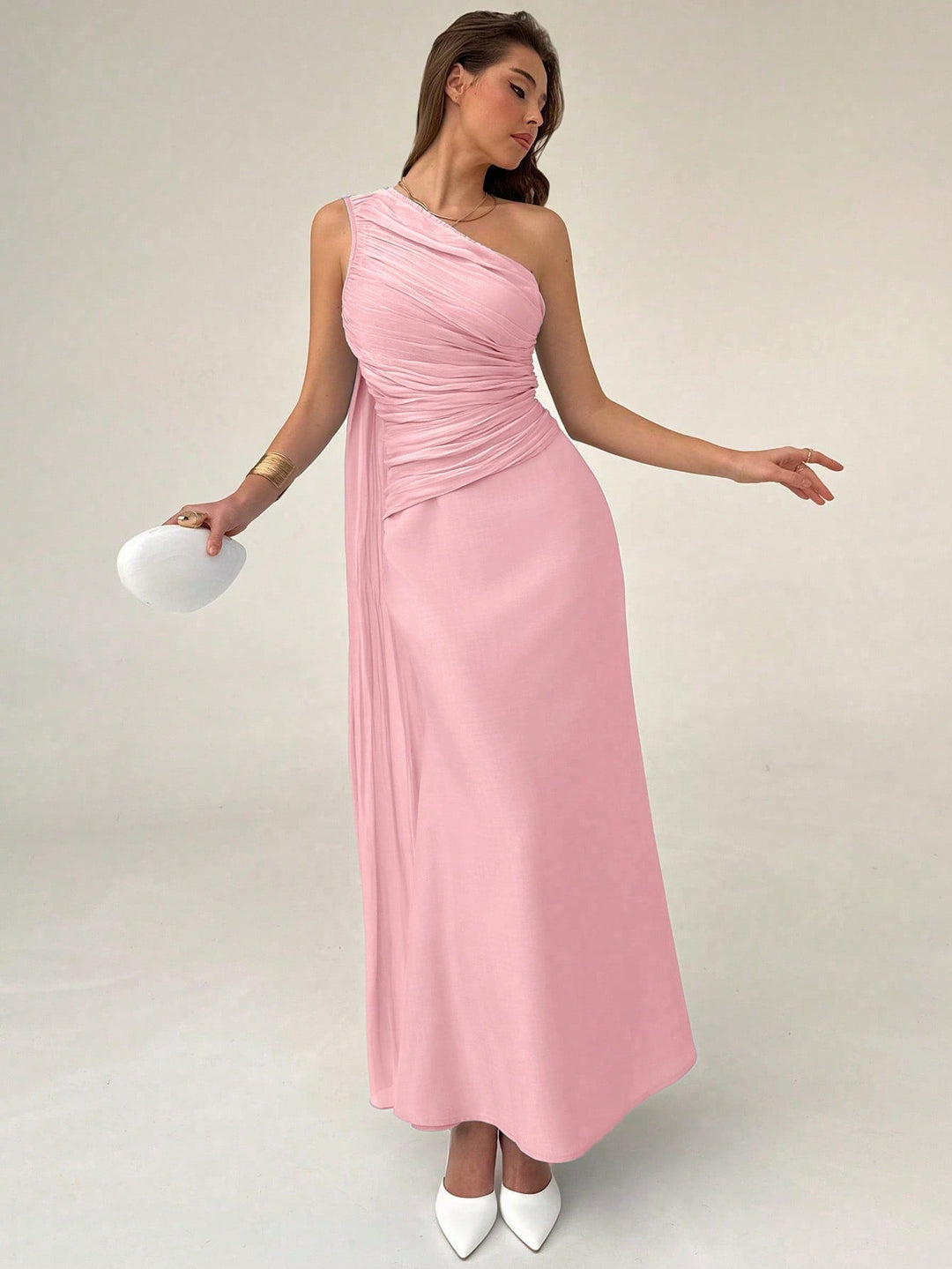 Rochie maxi SHEIN, roz