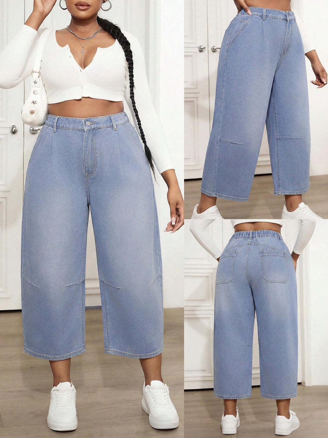 Jeans SHEIN, albastru
