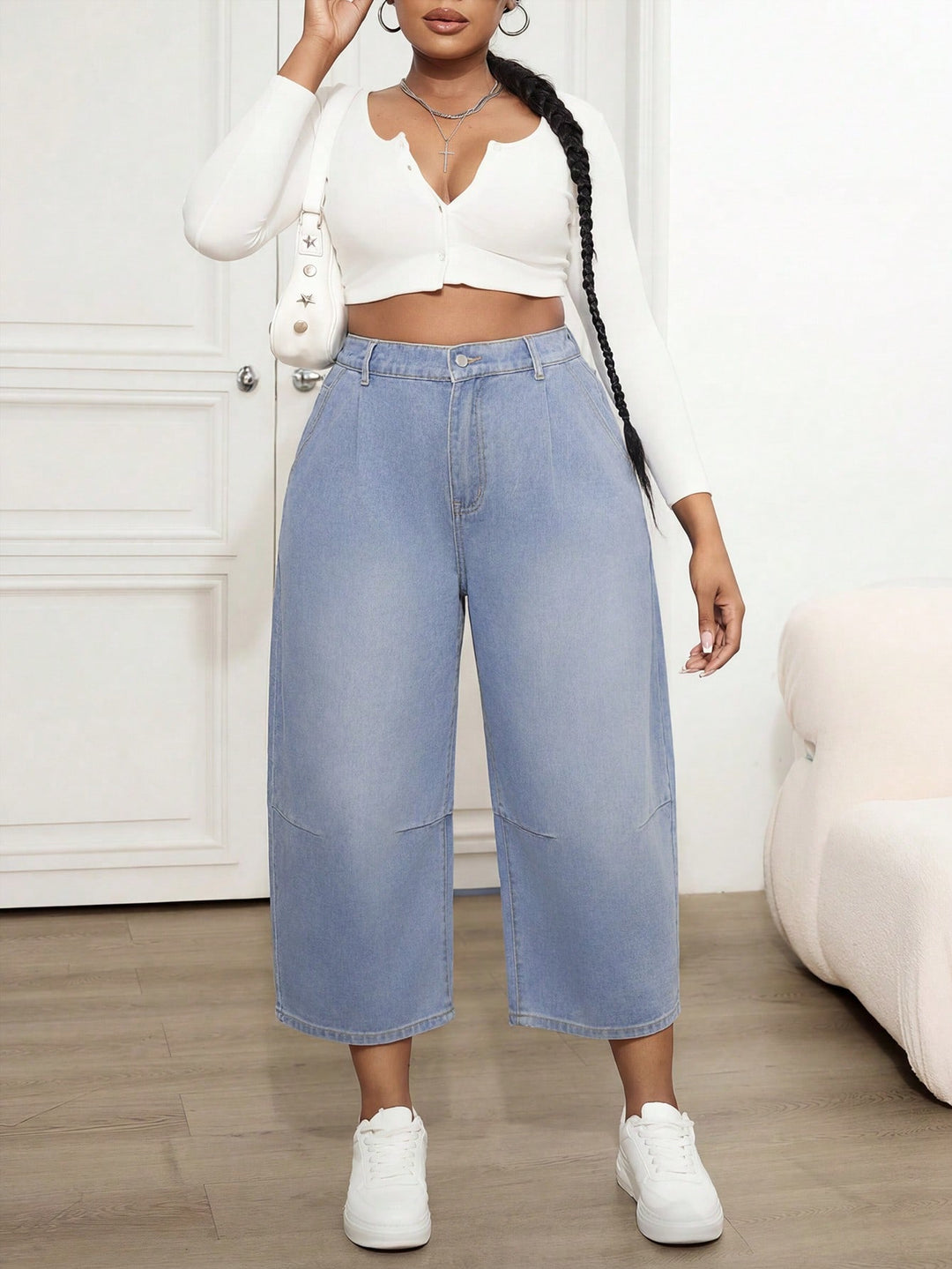 Jeans SHEIN, albastru