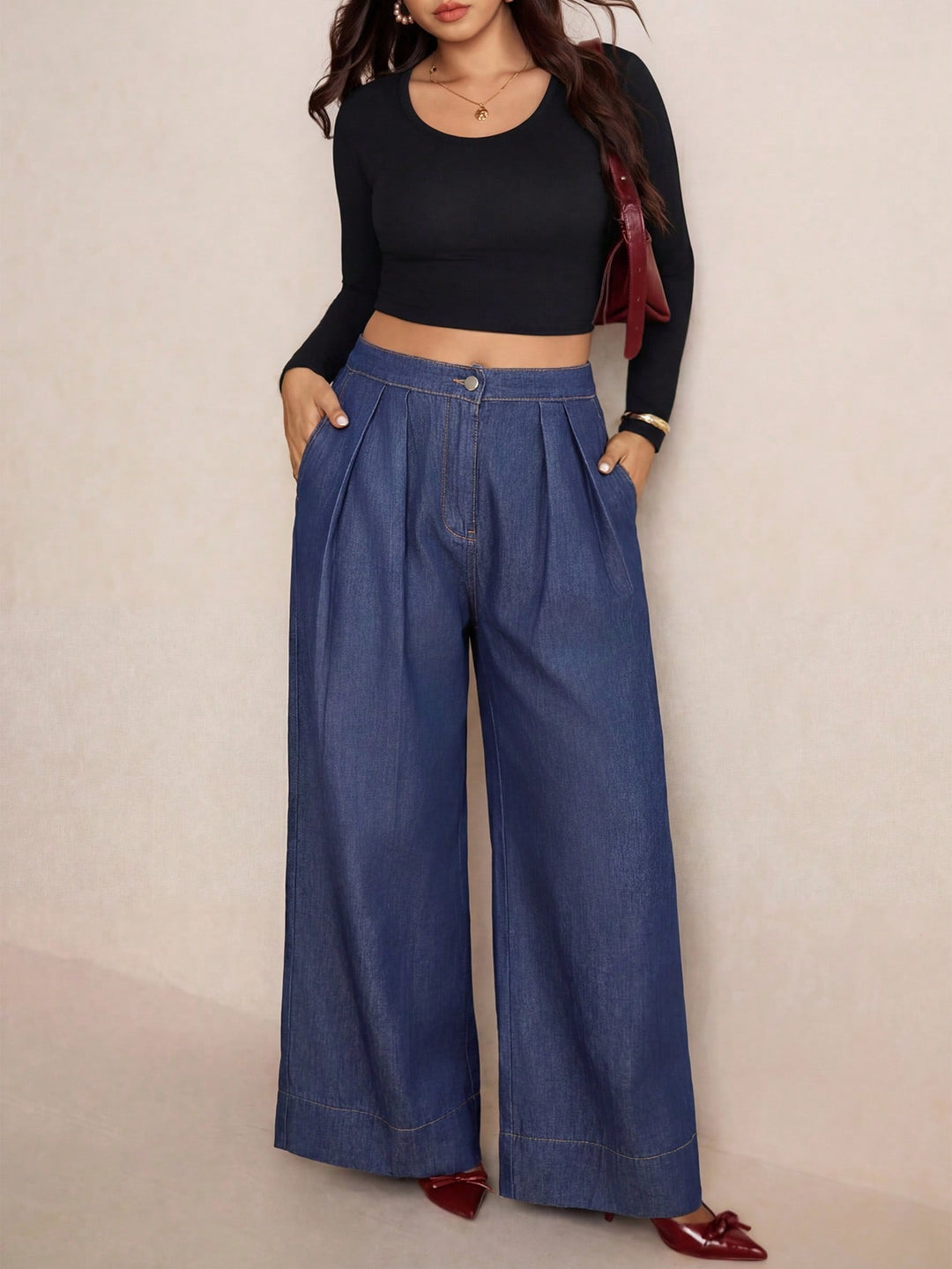 Jeans SHEIN, albastru