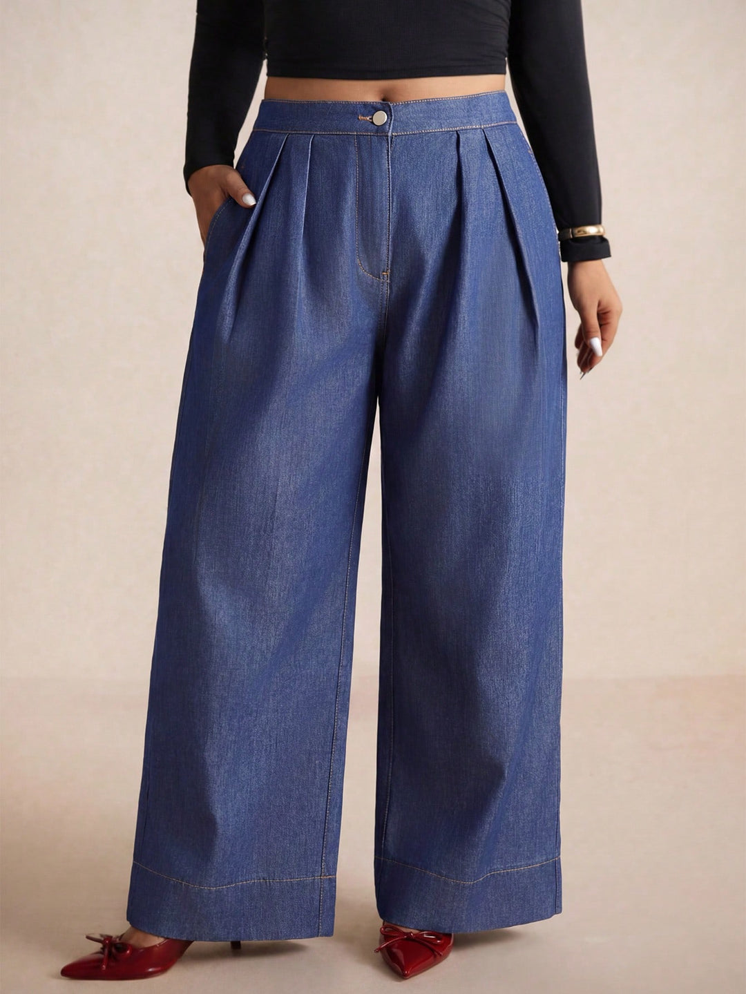 Jeans SHEIN, albastru