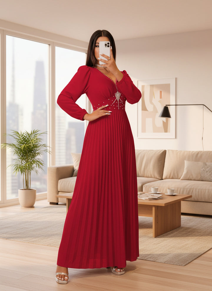 Rochie maxi SHEIN, roșu
