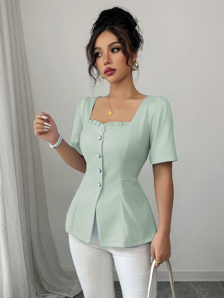 Bluză SHEIN, verde