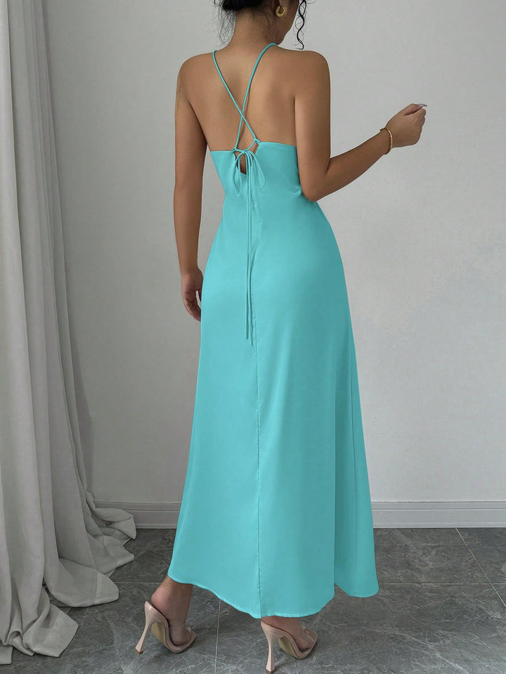 Rochie midi SHEIN, turcoaz