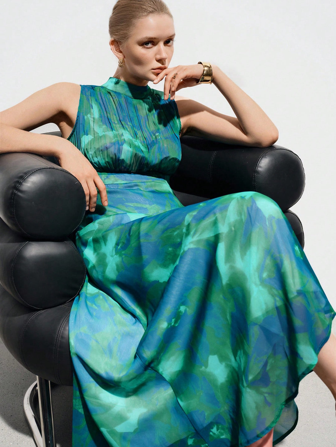 Rochie midi SHEIN, mix culori