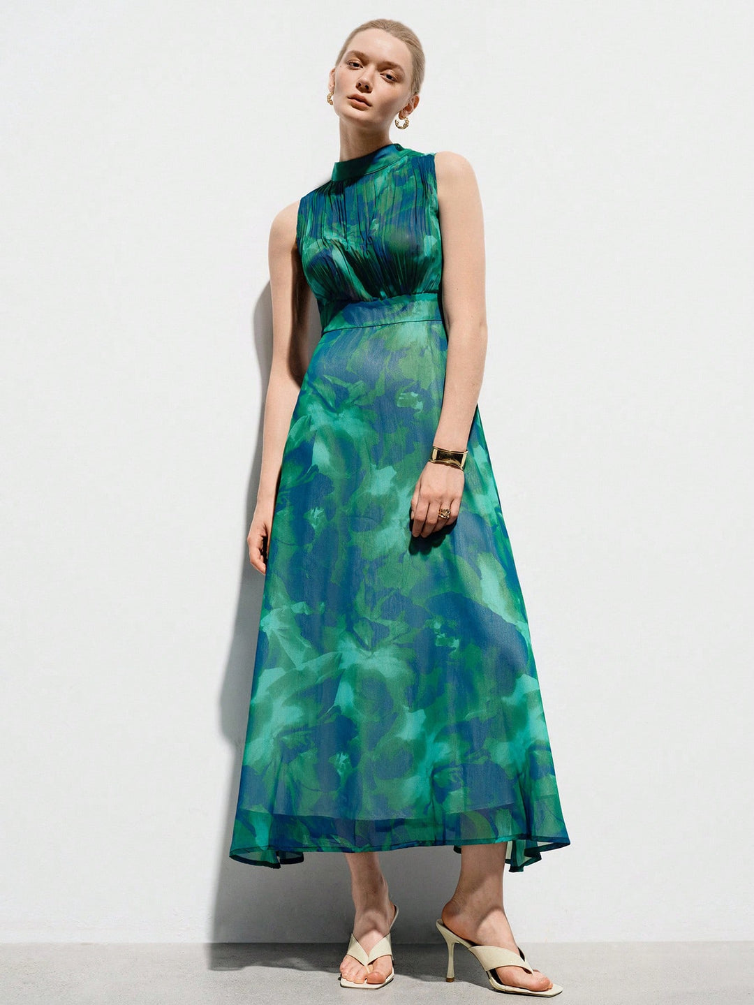 Rochie midi SHEIN, mix culori