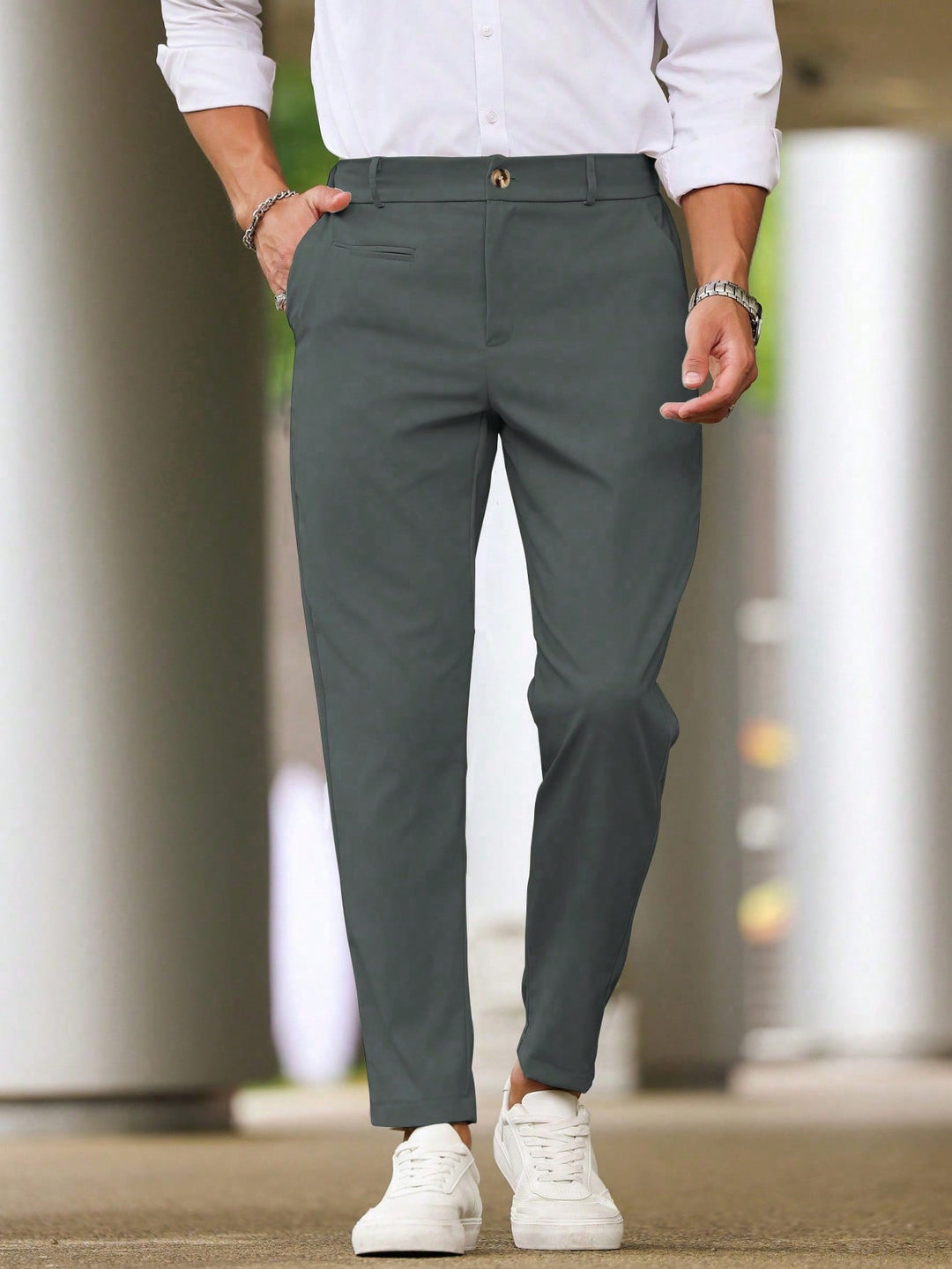 Pantalon SHEIN, gri