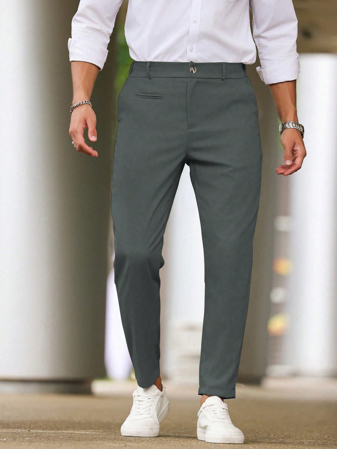 Pantalon SHEIN, gri
