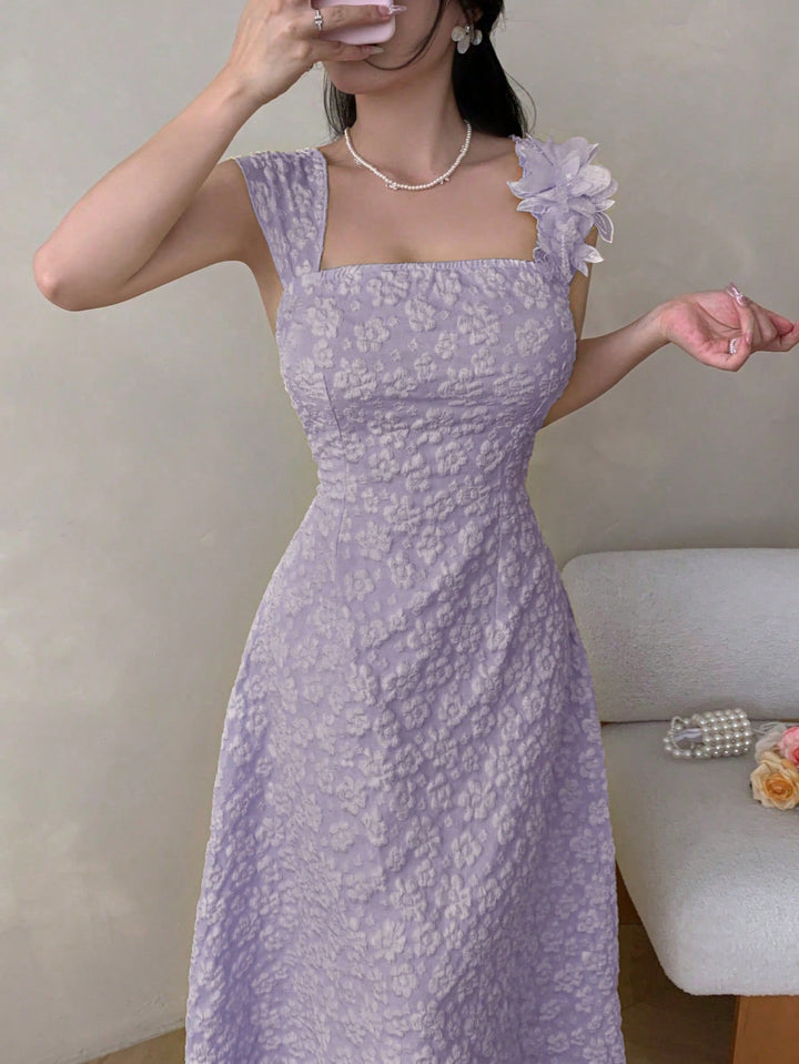 Rochie midi SHEIN, mov