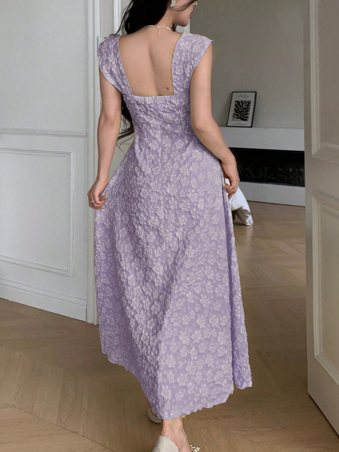 Rochie midi SHEIN, mov