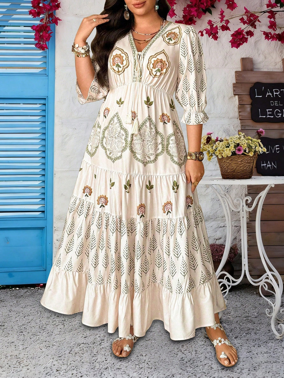 Rochie SHEIN, bej