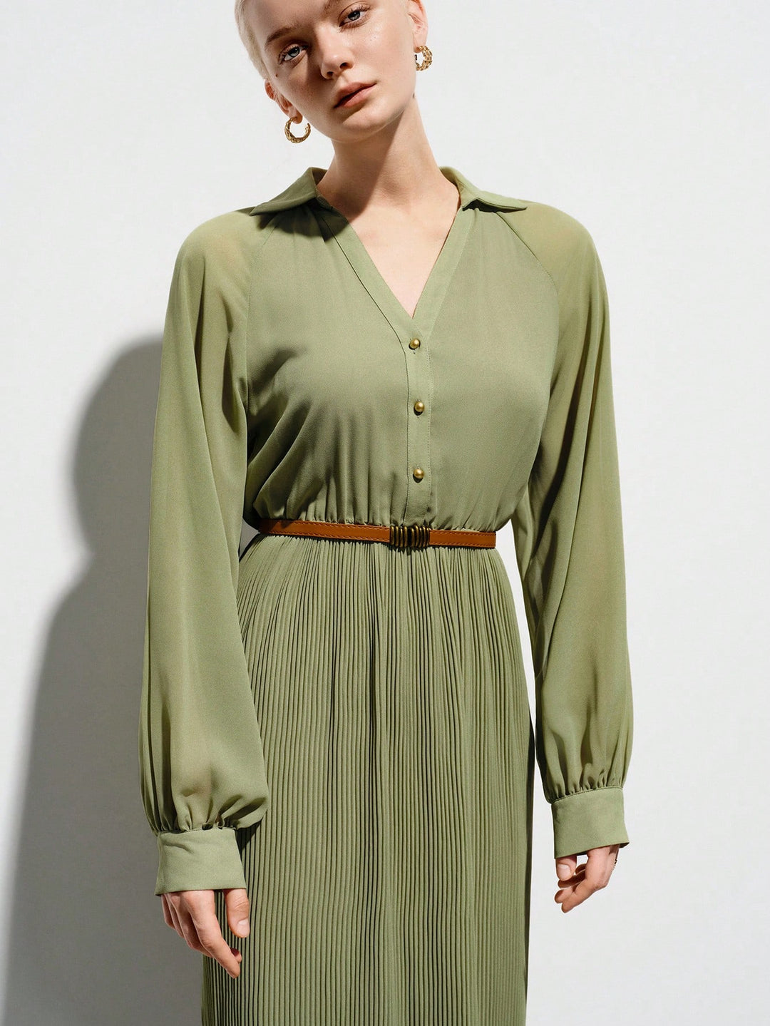 Rochie maxi SHEIN, verde