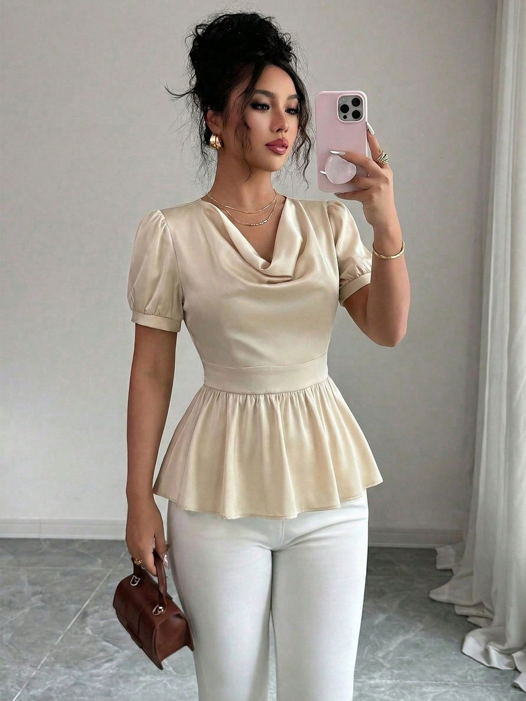 Bluza SHEIN, bej