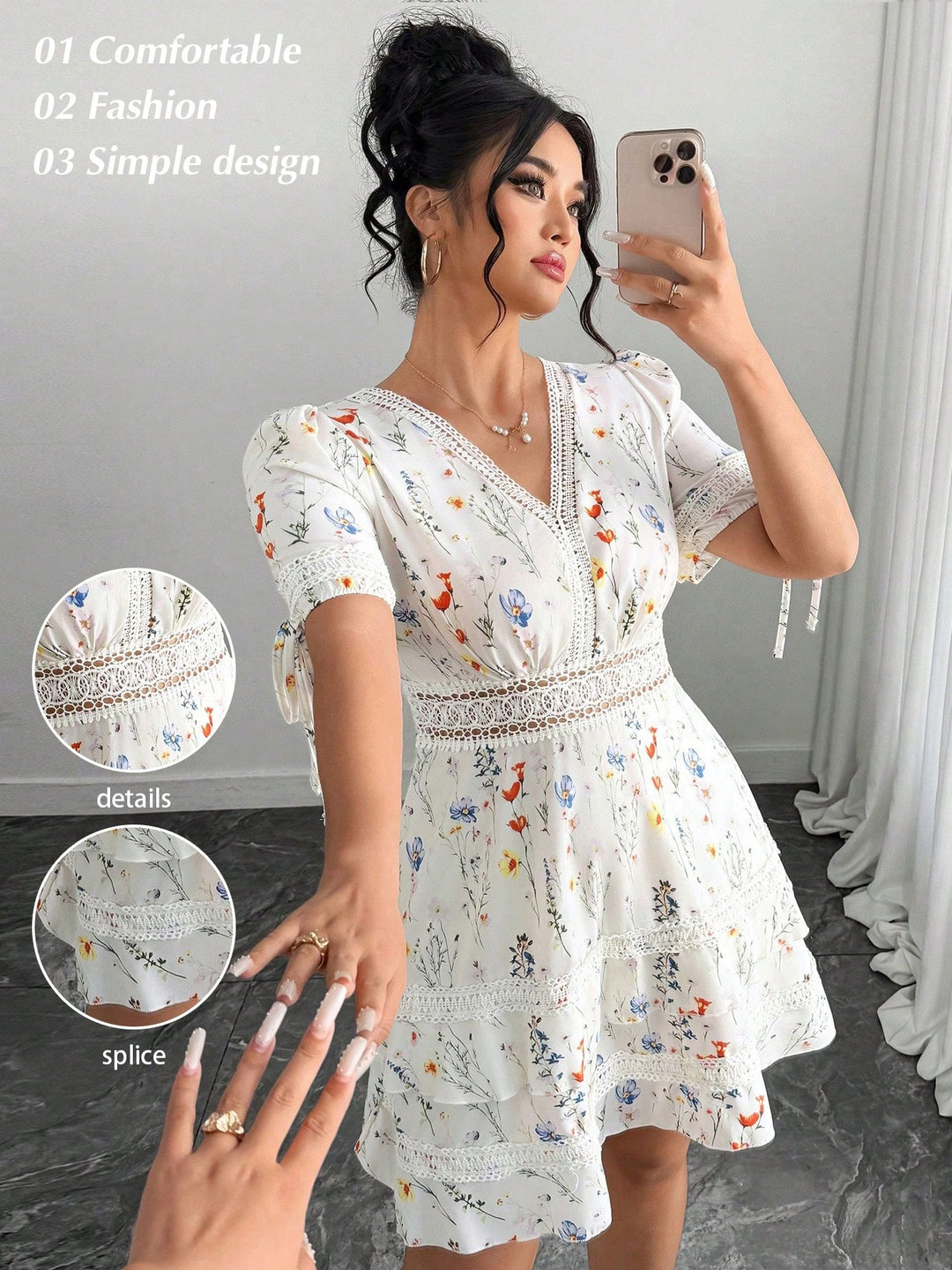 Rochie SHEIN, mix culori