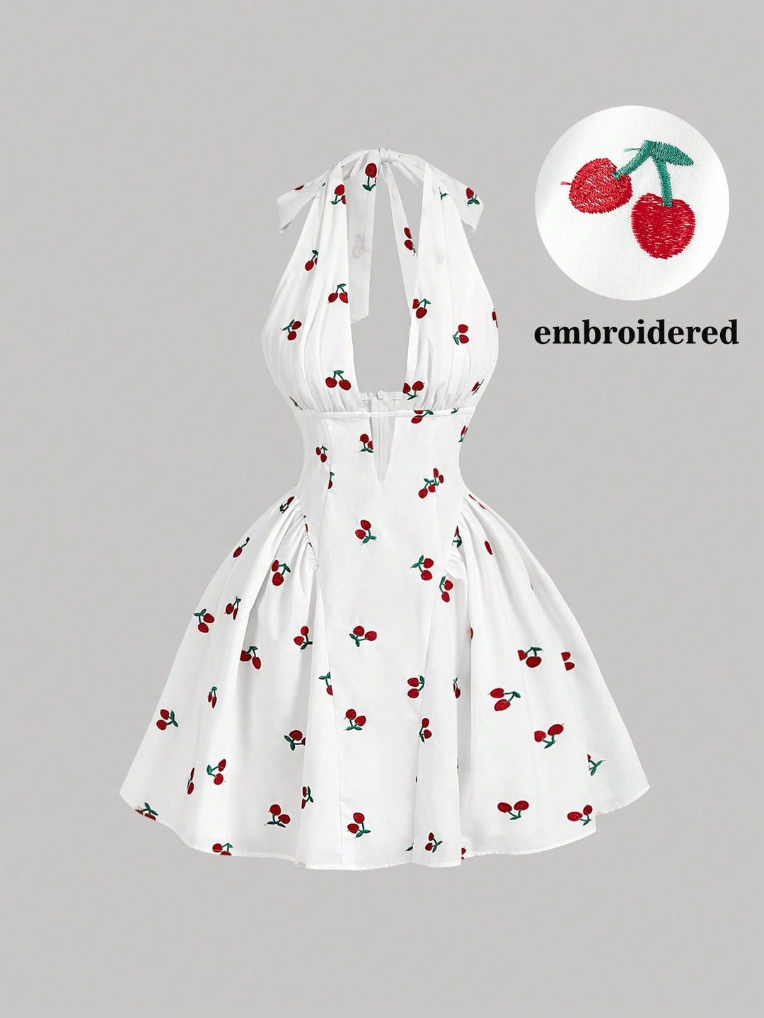 Rochie mini SHEIN, alb