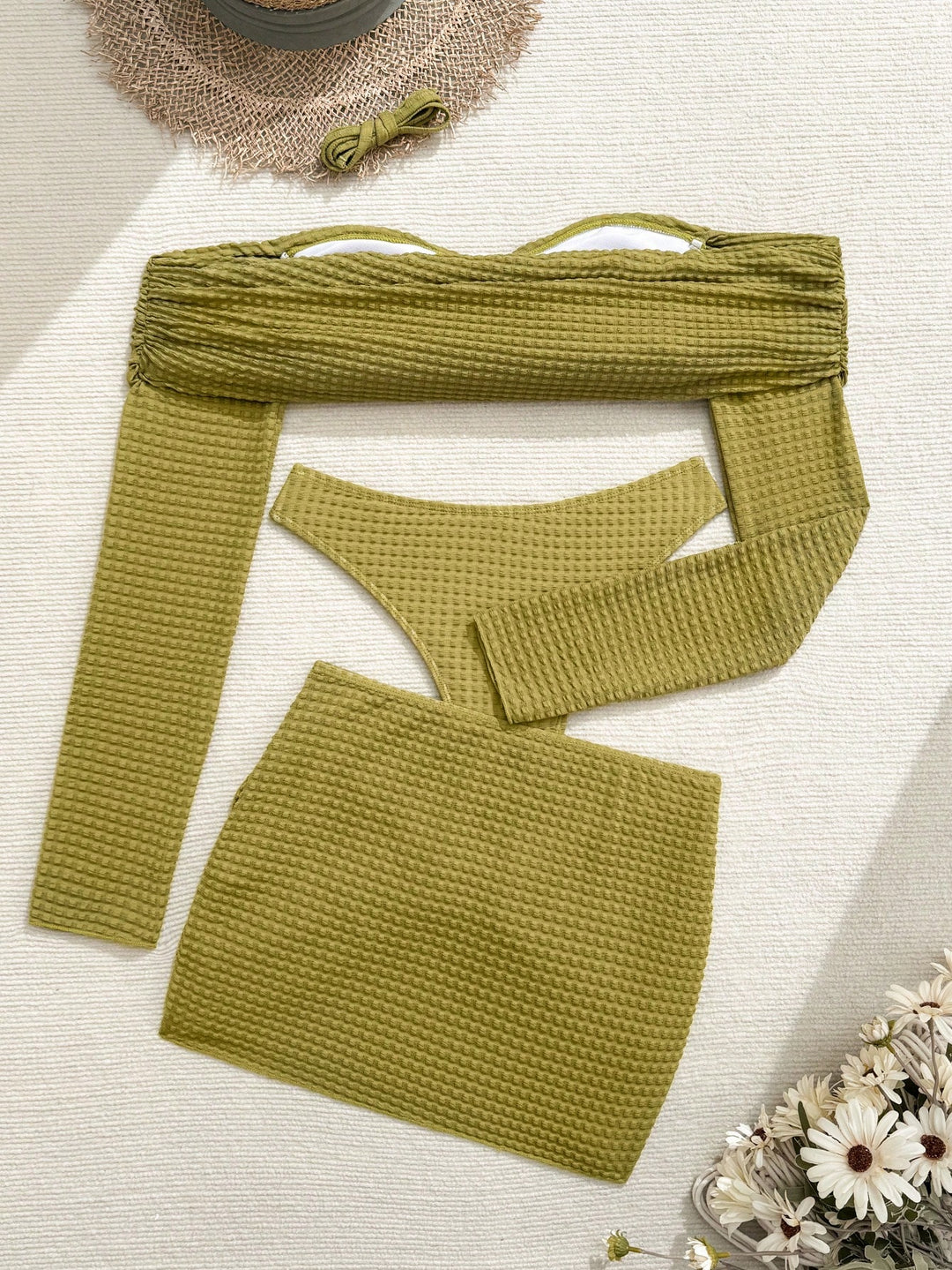 Set bikini SHEIN, verde